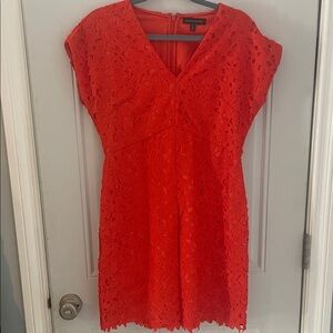 Banana Republic Orange Lace Dress